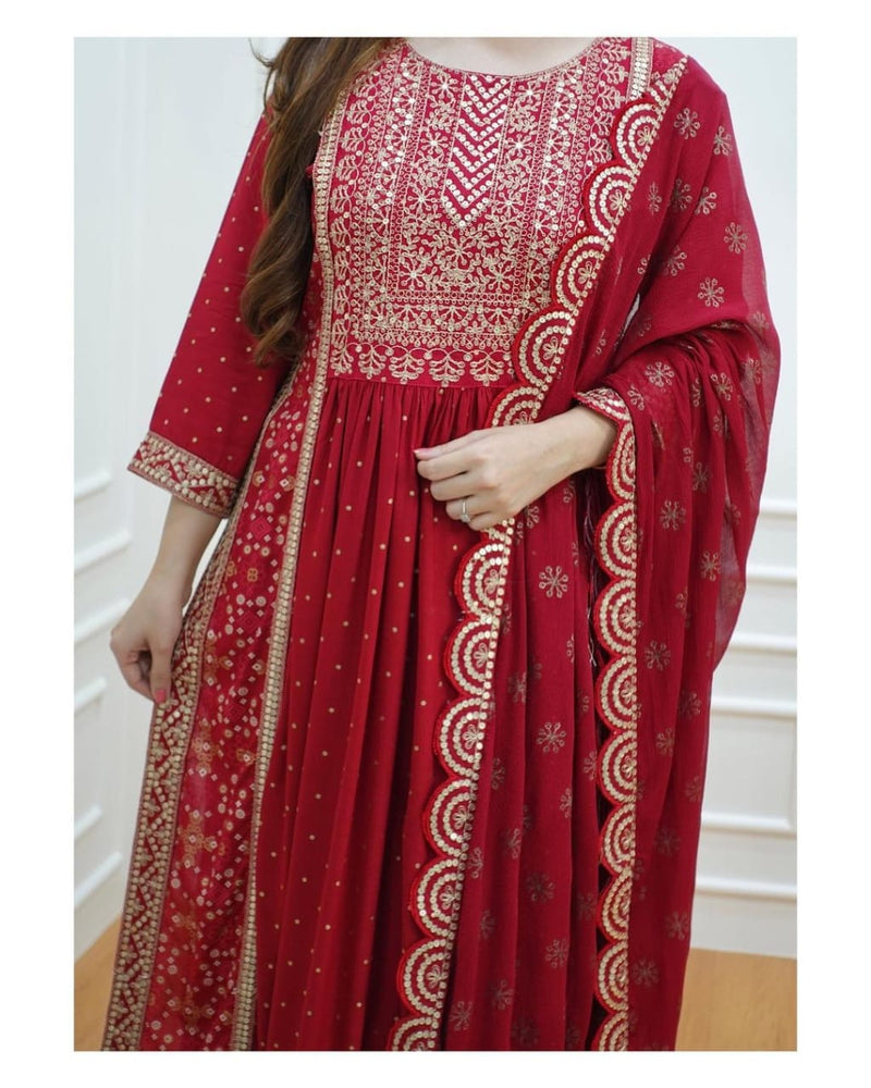 Sanskriti D No 9013 Heavy Sequence Embroidery Worked Ethnic Wear Kurti