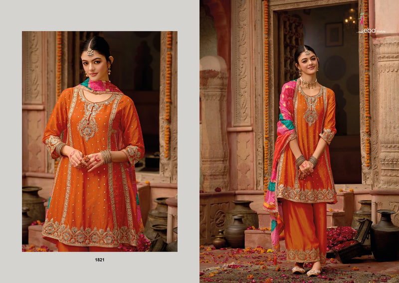 Eba Lifestyle 1821  Chinon With Embroidery Worked Suits