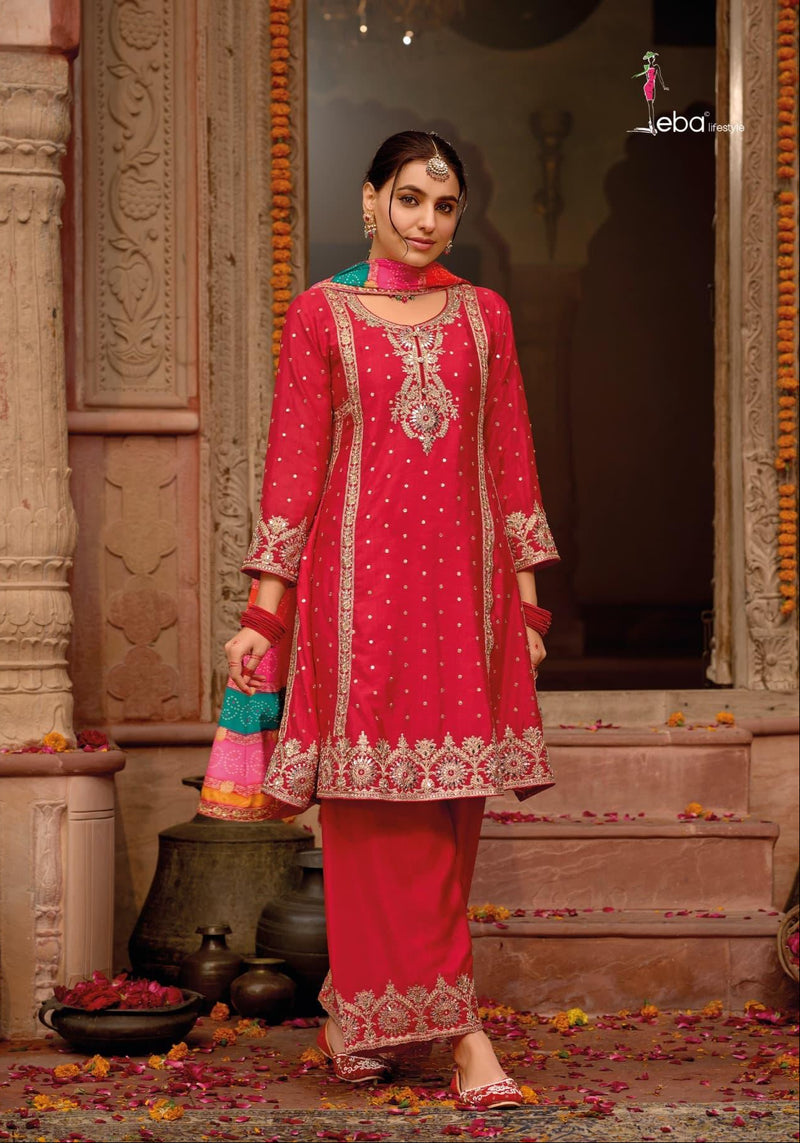 Eba Lifestyle 1821  Chinon With Embroidery Worked Suits