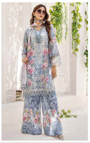 Al zohaib Az 1188 Pure Cotton Print With Heavy Embroidery Worked Pakistani Suits