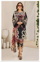 Al zohaib Az 1182 Pure Cotton Print With Heavy Embroidery Worked Pakistani Suits