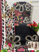 Al zohaib Az 1182 Pure Cotton Print With Heavy Embroidery Worked Pakistani Suits