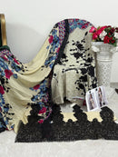 Mehbbob Tex 1435 A Pure Cotton Print With embroidery Worked Pakistani Suis