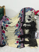 Mehbbob Tex 1435 A Pure Cotton Print With embroidery Worked Pakistani Suis