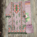 Halima Creation H C161 Star Georgette Embroidery Worked Pakistani Suits