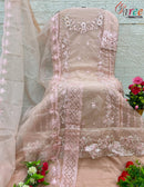 Shree Fab P 5004 Soft Organza Embroidery And Khatli Worked Pakistani Suits