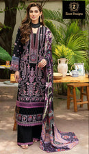 Ziaaz Designs 865 Cotton Cambric Very Heavy embroidery Worked Pakistani Suits