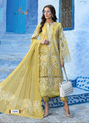 Mariya B Luxury 3880 Pure Cotton With Heavy Embroidery Worked Pakistani Suits