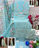 Mariya B Luxury 3884 Pure Cotton With Heavy Embroidery Worked Pakistani Suits