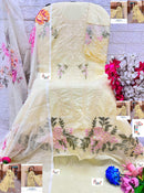 Mariya B Luxury 3885 Pure Cotton With Heavy Embroidery Worked Pakistani Suits