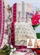 Taj Creations 579 Pure Cotton Print With Heavy Embroidery Worked Pakistani Suits