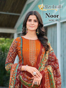 Al zohaib Az-1214 Pure Cotton Print With Heavy Embroidery Worked Pakistani Suits