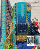 Al zohaib Az-1215 Pure Cotton Print With Heavy Embroidery Worked Pakistani Suits