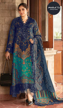 Mehbbob Tex 1590 Pure Cotton Print With Exclusive Patch  Embroidery Worked Pakistani Suits