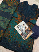 Mehbbob Tex 1590 Pure Cotton Print With Exclusive Patch  Embroidery Worked Pakistani Suits