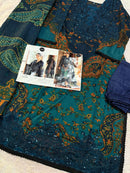 Mehbbob Tex 1590 Pure Cotton Print With Exclusive Patch  Embroidery Worked Pakistani Suits