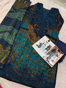 Mehbbob Tex 1590 Pure Cotton Print With Exclusive Patch  Embroidery Worked Pakistani Suits