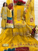 Fepic Rosemeen C 1814 B Ganza Embroidered Worked Pakistani Suits