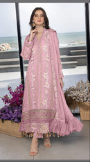 Fepic C 1609 E Georgette Embroidered Worked Pakistani Suits