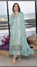 Fepic C 1609 F Georgette Embroidered Worked Pakistani Suits