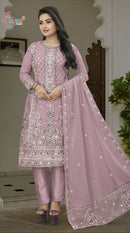 Shree Fabs K 5192 Fox Georgette With Heavy Embroidery Worked Pakistani Suits