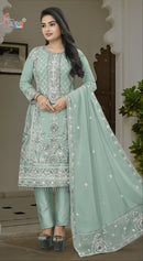 Shree Fabs K 5192 B Fox Georgette With Heavy Embroidery Worked Pakistani Suits
