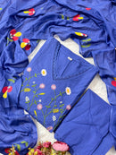 Sanskriti D No 9008 Fashion Collection The Strength Kurta Style With Cotton Malmal Printed Dupatta Kurti