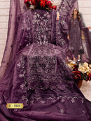 Fepic 1924 Organza Embroidered Worked Pakistani Suits