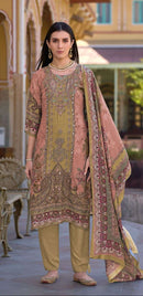 Shree Fabs 198 B Pure Maslin Digital Print With Embroidery Worked Pakistani Suits