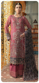Samaira SD 1025 Georgette With Heavy Embroidered And Khatli Worked Pakistani Suits