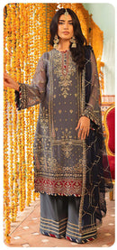 Samaira SD 1024 Georgette With Heavy Embroidered And Khatli Worked Pakistani Suits