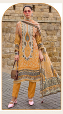 Fepic Rosemeen 1997 Pure Natural Crape Printed Embroidered Worked Pakistani Suits