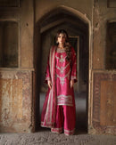 SRK 5251 Heavy Chinnon Silk With Embroidery Sequence Worked Pakistani Suits