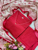 Sanskriti 8998 Cotton Slub Proper Handwork Katha Work On Kurti