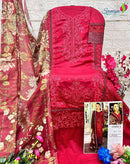 Saniya Trendz 3002 Pyor Cotton With Embroidered Worked Pakistani Suits