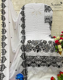 Serine S 291 L Fox Georgette Embroidered And Khatli Worked Pakistani Suits