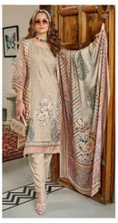 Fepic C Rosemeen 1839 B Pure Muslin Heavy Embroidered Worked Pakistani Suits