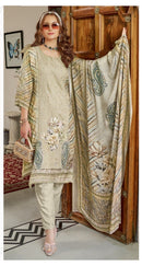 Fepic  Rosemeen C 1839 C Pure Muslin Heavy Embroidered Worked Pakistani Suits