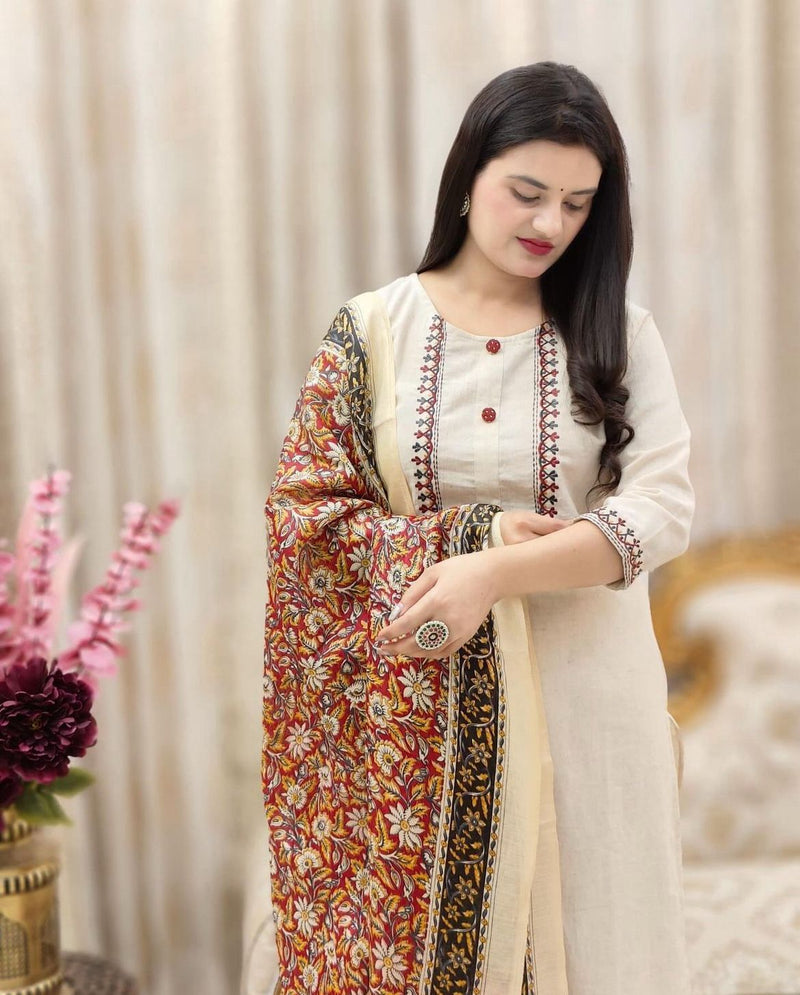 Sanskriti 9000 Premium Cotton Flex Beautiful Cotton Kurti