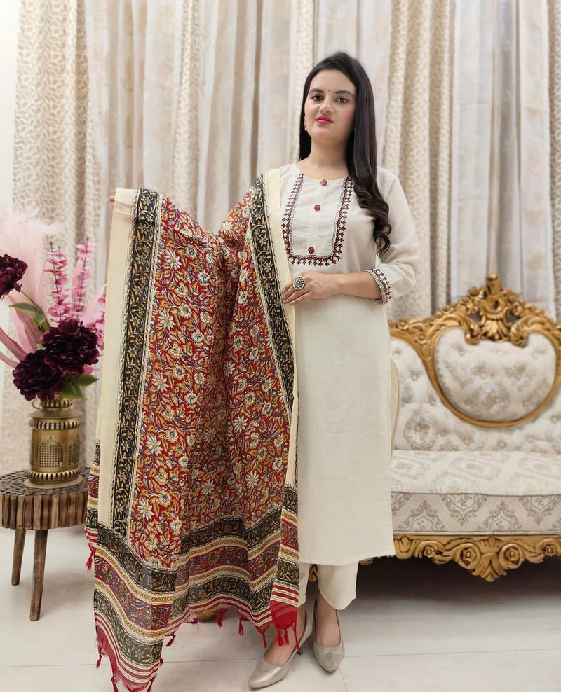 Sanskriti 9000 Premium Cotton Flex Beautiful Cotton Kurti