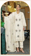 Fepic Rosemeen 2003 Cambric Cotton Heavy Embroidered Worked Pakistani Suits