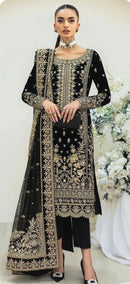 Sajida Samaira 1026 Georgette With Heavy Embroidered And Khatli Worked Pakistani Suits