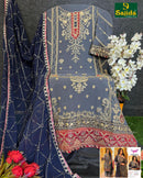 Sajida Samaira 1024 Georgette With Heavy Embroidered And Khatli Worked Pakistani Suits