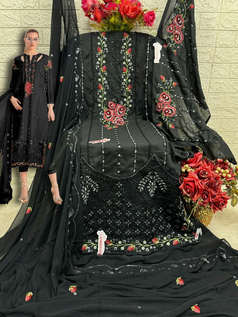 Fepic Rosemeen C 1809 Pure Cotton Embroidered Worked Pakistani Suits