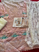 Ziaaz 885 Cambric Cotton Very Heavy Embroidery Moti Worked Pakistani Suits