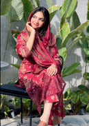 Al zohaib 1084 Pure Cotton Print With Embroidery Worked Pakistani Suits