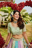 Adorn Craft 6121 Made Of Premium Quality Multi Colour Satin Silk Fabric Lehenga
