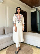 Sanskariti 8986 Cotton Flex  With Embroidery Work Beautiful Kurti