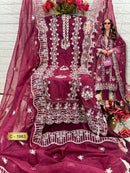 Fepic Rosemeen 1983 Organza Embroidered Worked Pakistani Suits