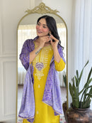 Shivani 8982 Vichitra Silk With Sequence Coding Embroidery Work Kurti